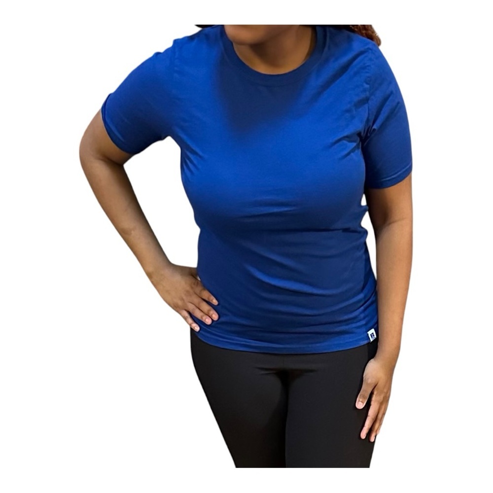 Russell Athletic Blue Women's T-Shirt Size XL